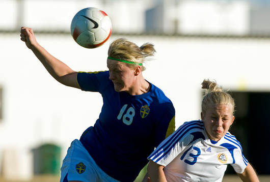 Nilla Fischer, Sverige, och Leena Puranen, Finland