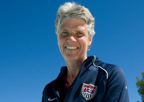 Pia Sundhage, förbundskapten, USA