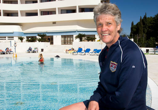 Pia Sundhage, förbundskapten, USA