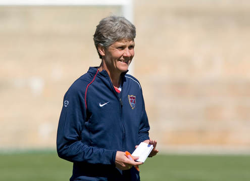 Pia Sundhage, förbundskapten, USA