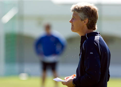 Pia Sundhage, förbundskapten, USA
