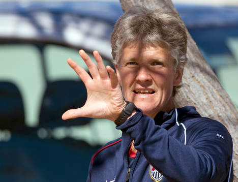Pia Sundhage, förbundskapten, USA