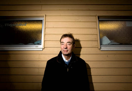 Tom Prahl, tränare Trelleborg utanför Vångavallen