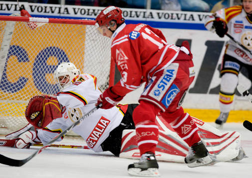 Peter Regin, Timrå gör 3-1 på Jacob Markström, Målvakt