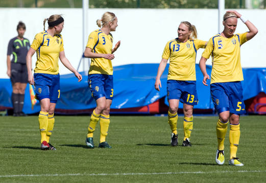 Sara Larsson, Stina Segerström, Frida Östberg och