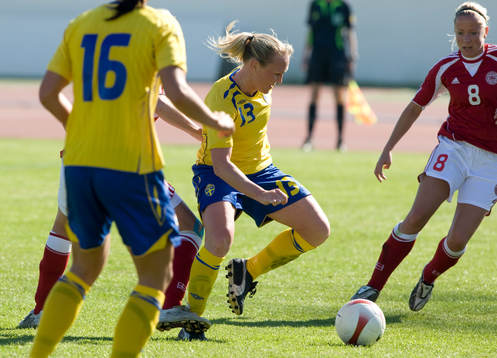 Frida Östberg, Sverige, och Janne Madsen, Danmark