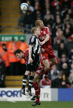Xabi Alonso, John Arne Riise och Damien Duff