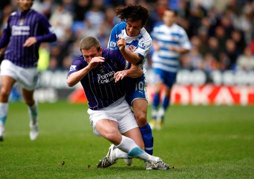 Fotboll, engelsk, Premier League, Reading - Manchester City