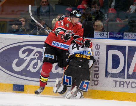 Marcus Jonasén, Modo tacklar Miroslav Kovacik, Skellefteå