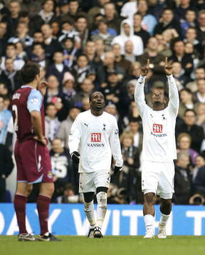 Gilberto, Tottenham. Glädje