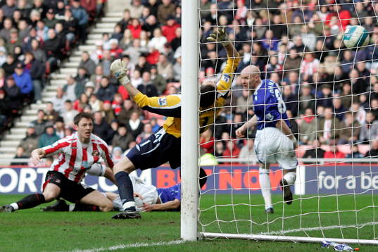 Andrew Johnson, Everton. Mål