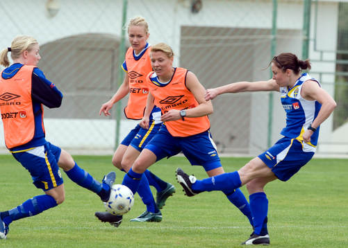 Anna Paulson, Stina Segerström, Karolina Westberg och