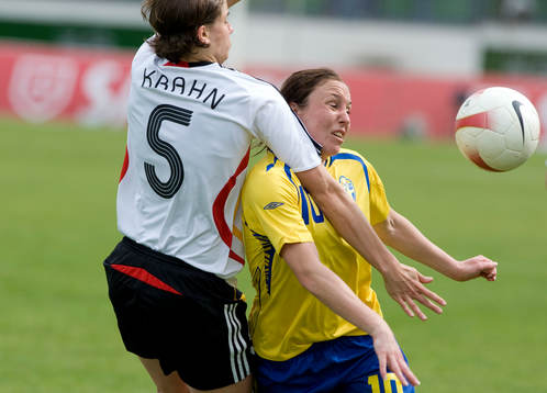 Annike Krahn, Tyskland, och  Hanna Ljungberg, Sverige