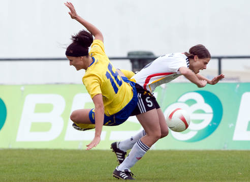 Jessica Landström, Sverige, och Annike Krahn, Tyskland