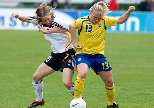 Petra Wimbersky, Tyskland, och Frida Östberg, Sverige