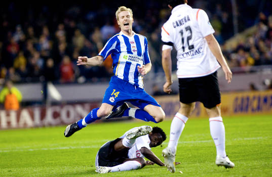 Fotboll, La Liga, Spansk liga, Valencia - Deportivo La