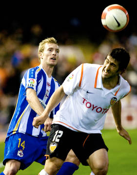 Fotboll, La Liga, Spansk liga, Valencia - Deportivo La