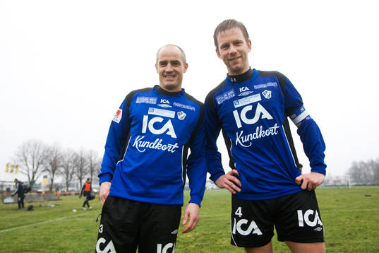 Två veteraner i HBK, Magnus Arvidsson och Tommy Jönsson