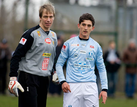 Agon Mehmeti, Malmö och Mattias Asper, (målvakt) Mjällby