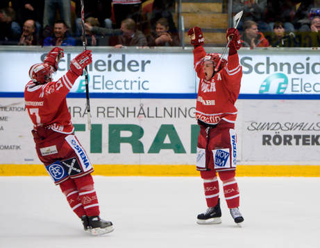 Mika Pyörälä, Timrå 2-2 (jubel)