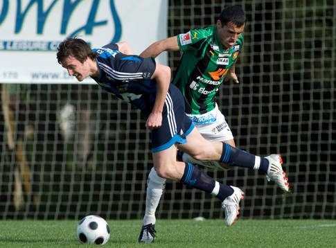Per Johansson, Djurgården, och Levon Pachajyan, GAIS