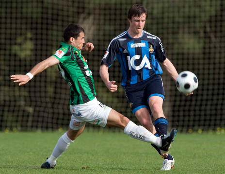 Levon Pachajyan, GAIS, och Per Johansson, Djurgården