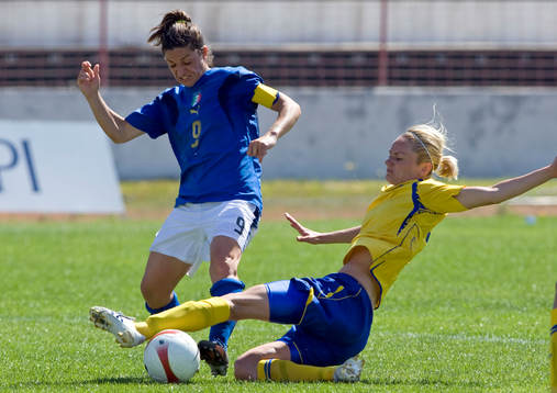 Patrizia Panico, Italien, och Stina Segerström, Sverige