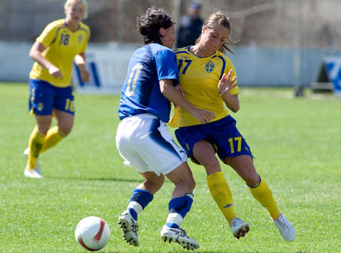 Tatiana Zorri, Italien, och Johanna Almgren, Sverige