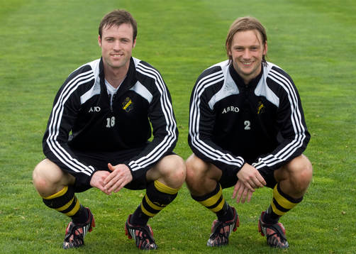 Markus Jonsson, AIK, och Patrik Karlsson, AIK