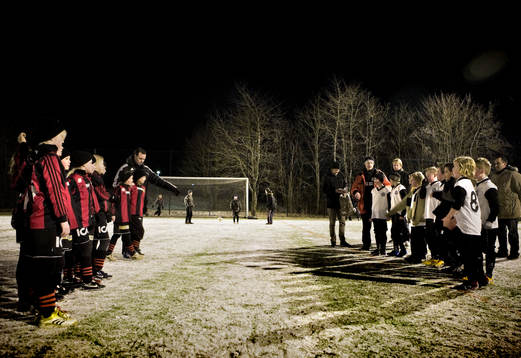 Matchen är över mot FC Järfälla P98. Brommapojkarna