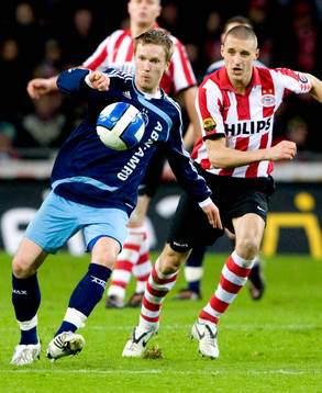 Rasmus Lindgren, Ajax och Timmy Simons, Eindhoven