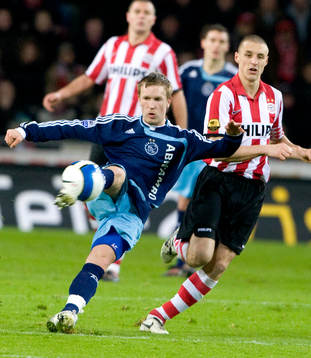 Rasmus Lindgren, Ajax och Timmy Simons, Eindhoven