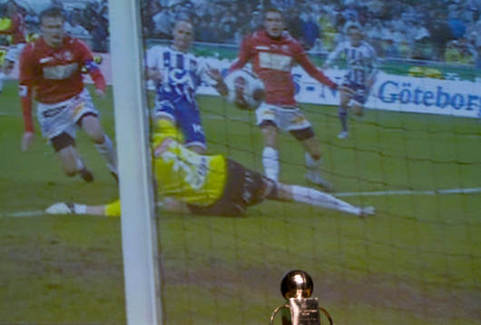 Pokal. Bildskärm. Skärm
