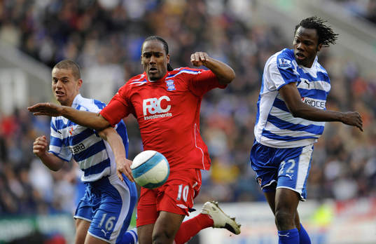 Ivar Ingimarsson och Andre Bikey, Reading,  Cameron Jerome,