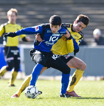 Anel Raskaj, Halmstad och Elmin Kurbegovic, Elfsborg