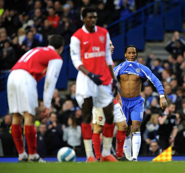 Didier Drogba, Chelsea, jubel
