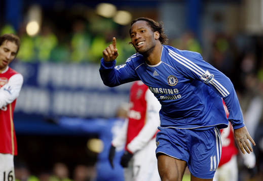Didier Drogba, Chelsea, jubel