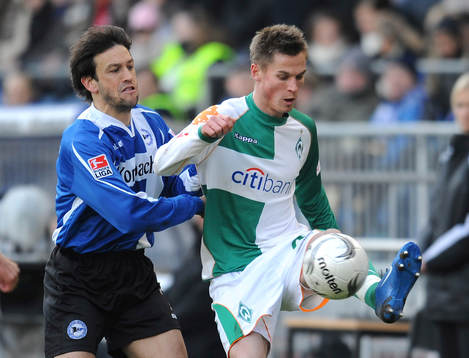 Fotboll, tysk, Bundesliga, Arminia Bielefeld -  Werder