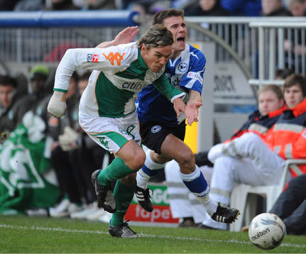 Fotboll, tysk, Bundesliga, Arminia Bielefeld -  Werder