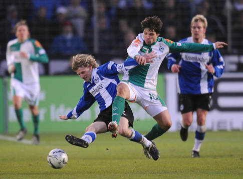 Fotboll, tysk, Bundesliga, Arminia Bielefeld -  Werder