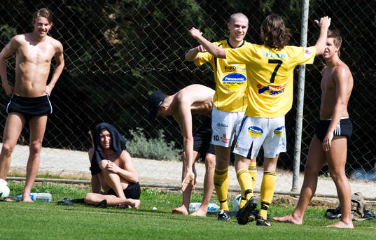 Anders Lindberg, Eric Hammar, Enköping, jubel