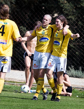 Anders Lindberg, Eric Hammar, Enköping, jubel