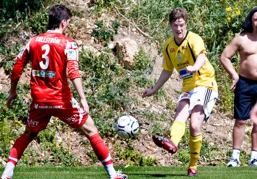 Fotboll, träningsmatch, Enköping - Jaro