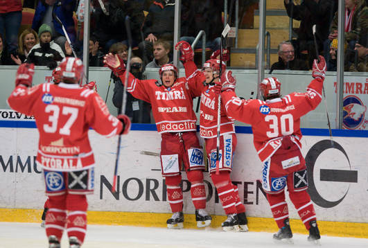2-0 Riku Hahl, Timrå (jubel)