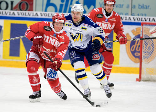 Riku Hahl, Timrå och Andreas Jämtin, HV71