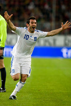 Karagounis, Grekland, jubel