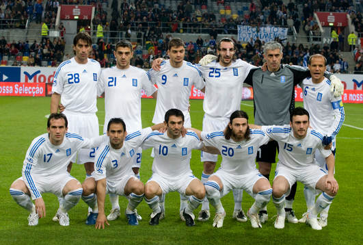 Grekland, startelva, lagbild: Antzas, Katsouranis,