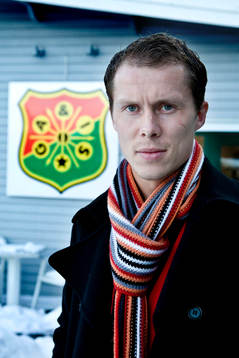 Fredrik Lundgren, lagkapten i Gais