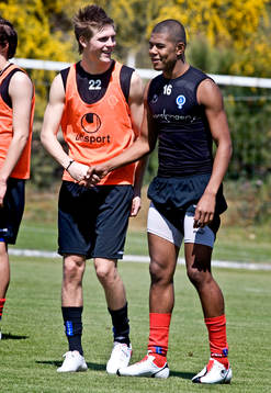 Felix Ahlström och Ricardo Santos