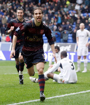 Fotboll, Premier League, Engelsk Liga, Bolton v Arsenal